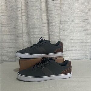 Dockers Dark Gray and Brown Sneakers